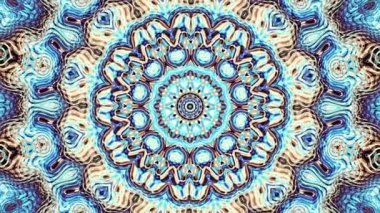 Soyut dönüşüm süs mandala daire iplik. Sorunsuz döngü görüntüleri.