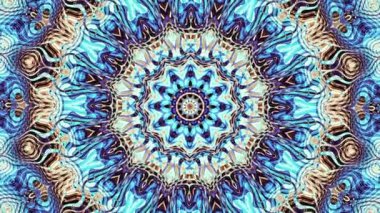 Soyut dönüşüm süs mandala daire iplik. Sorunsuz döngü görüntüleri.