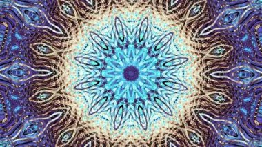 Soyut dönüşüm süs mandala daire iplik. Sorunsuz döngü görüntüleri.