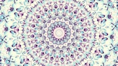 Soyut dönüşüm süs mandala daire iplik. Sorunsuz döngü görüntüleri.