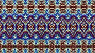 Soyut simetrik süs desen. Döngü görüntüleri.