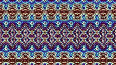 Soyut simetrik süs desen. Döngü görüntüleri.