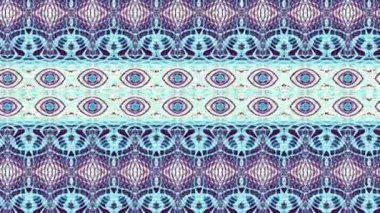 Soyut simetrik süs desen. Döngü görüntüleri.