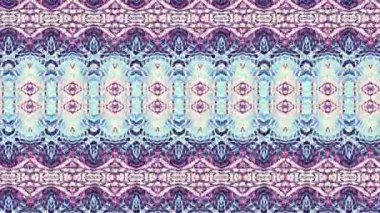 Soyut simetrik süs desen. Döngü görüntüleri.