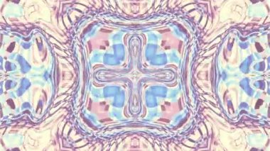 Soyut simetrik süs desen. Döngü görüntüleri.