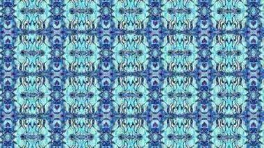 Soyut simetrik süs desen. Döngü görüntüleri.