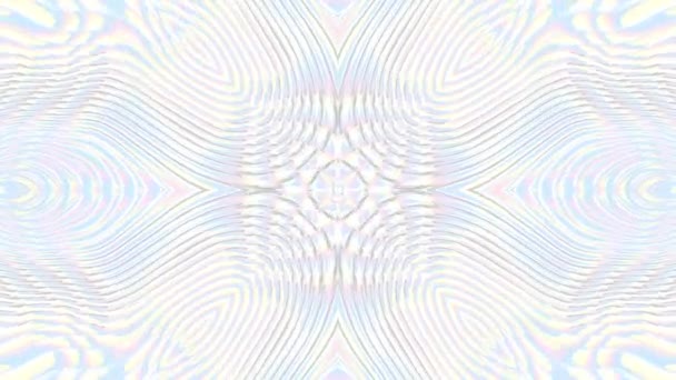 Patrón Ornamental Simétrico Abstracto — Vídeo de stock