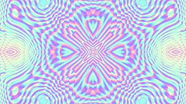 Abstrakte Symmetrische Ornamentale Muster — Stockvideo