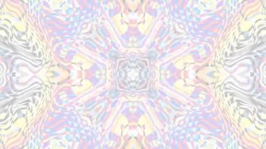 Soyut simetrik süs desen. Döngü görüntüleri.