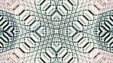 Soyut simetrik süs desen. Döngü görüntüleri.