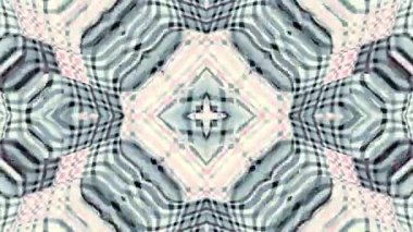 Soyut simetrik süs desen. Döngü görüntüleri.