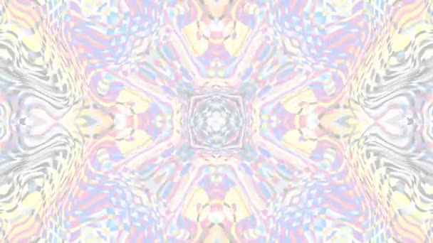 Abstract Symmetric Sier Patroon Beelden Een Lus — Stockvideo
