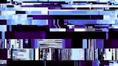 Eserler codec ile soyut hızlı titreşen doku. Döngü video girişim görüntüleri. Titreşen hızlı grunge öğeleri.