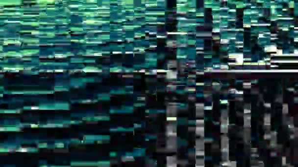 Abstraktní Rychle Blikající Textury Artefakty Kodek Opakování Záběrů Videa Rušení — Stock video