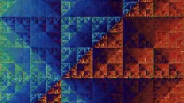 Eserler codec ile soyut hızlı titreşen doku. Döngü video girişim görüntüleri. Titreşen hızlı grunge öğeleri.