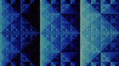 Eserler codec ile soyut hızlı titreşen doku. Döngü video girişim görüntüleri. Titreşen hızlı grunge öğeleri.