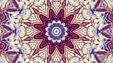 Süs vintage mozaik sanat daire dönüştürme. Yuvarlak süslü süs mandala desen. Sorunsuz döngü görüntüleri.