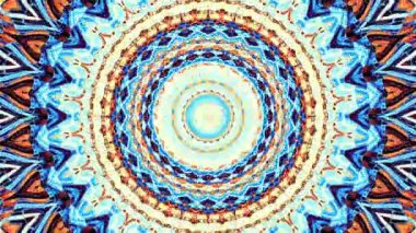 Süs vintage mozaik sanat daire dönüştürme. Yuvarlak süslü süs mandala desen. Sorunsuz döngü görüntüleri.