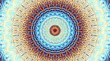 Süs vintage mozaik sanat daire dönüştürme. Yuvarlak süslü süs mandala desen. Sorunsuz döngü görüntüleri.