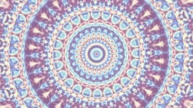 Süs vintage mozaik sanat daire dönüştürme. Yuvarlak süslü süs mandala desen. Sorunsuz döngü görüntüleri.