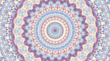 Süs vintage mozaik sanat daire dönüştürme. Yuvarlak süslü süs mandala desen. Sorunsuz döngü görüntüleri.
