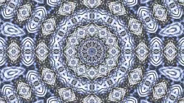 Transformation Ornementale Vintage Cercle Art Mosaïque Orné Rond Motif Mandala — Video