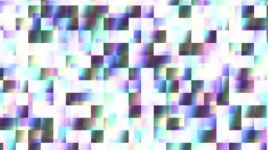 Hızlı yanıp sönen şeffaflık kareler. Geometrik arka plan hareketli. Döngü görüntüleri.