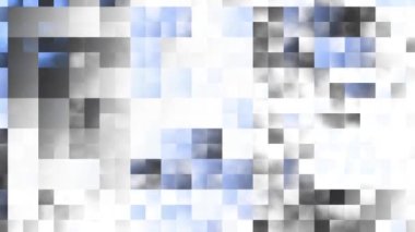 Hızlı yanıp sönen şeffaflık kareler. Geometrik arka plan hareketli. Döngü görüntüleri.