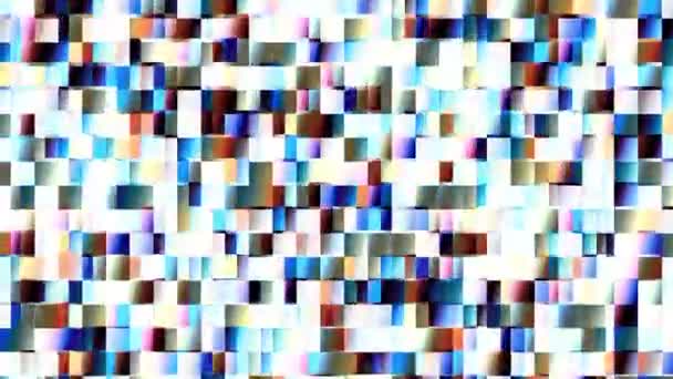 快速闪烁的透明方块 移动几何背景 循环素材 — 图库视频影像