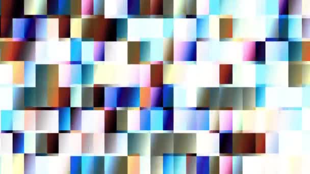 Schnell Flackernde Transparenzquadrate Beweglicher Geometrischer Hintergrund Looping Aufnahmen — Stockvideo