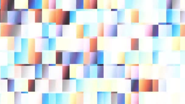 Clignotement rapide carrés de transparence. Fond géométrique mobile. Enregistrement en boucle .