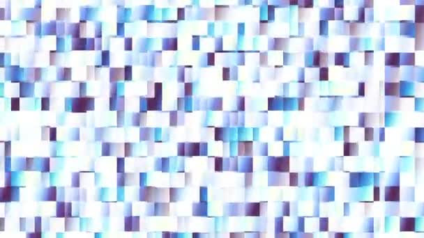 Clignotement rapide carrés de transparence. Fond géométrique mobile. Enregistrement en boucle .