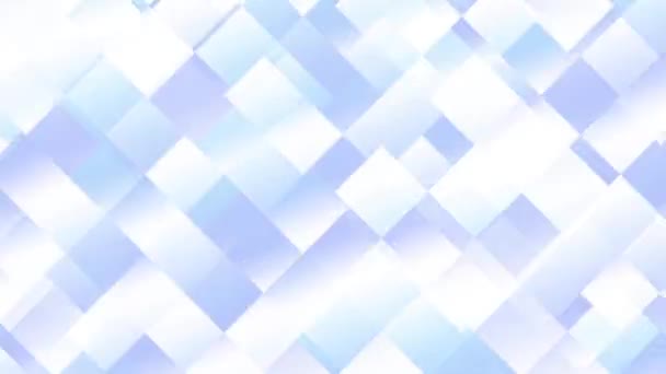 Швидко Мерехтить Прозорість Квадратів Переміщення Геометричного Фону Циклічні Кадри — стокове відео