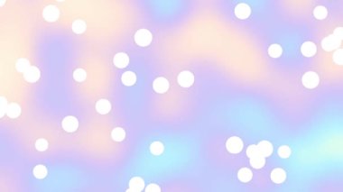 Hareketli rasgele küçük daire. Küçük daire boş bir arka plan üzerinde görünen. Video için soyut ekran koruyucu.