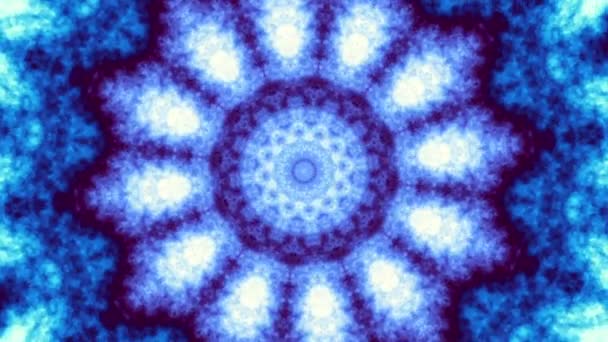 旋转抽象魔术圈 神秘的宇宙曼陀罗 — 图库视频影像