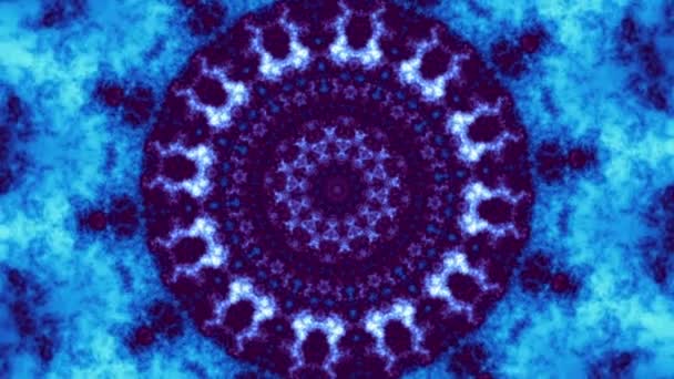 Spinnen Abstracte Magische Cirkel Esoterische Kosmische Mandala — Stockvideo