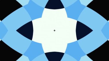 Geometrik şekiller hareket. Dönüştürme renkli kareler. Kesintisiz döngü görüntüleri.