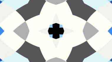 Geometrik şekiller hareket. Dönüştürme renkli kareler. Kesintisiz döngü görüntüleri.