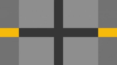 Geometrik şekiller hareket. Dönüştürme renkli kareler. Kesintisiz döngü görüntüleri.