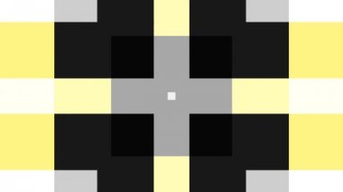 Geometrik şekiller hareket. Dönüştürme renkli kareler. Kesintisiz döngü görüntüleri.