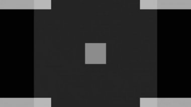 Geometrik şekiller hareket. Dönüştürme renkli kareler. Kesintisiz döngü görüntüleri.