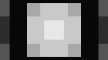 Geometrik şekiller hareket. Dönüştürme renkli kareler. Kesintisiz döngü görüntüleri.