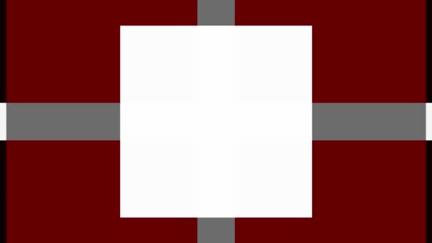 Μεταφέρει Γεωμετρικά Σχήματα Πολύχρωμα Τετράγωνα Μετασχηματισμού Απρόσκοπτη Βρόχου Πλάνα — Αρχείο Βίντεο