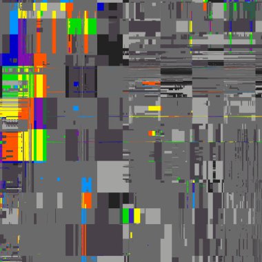 Grunge veri aktarma dokusunun taklidi ile vektör resmi.