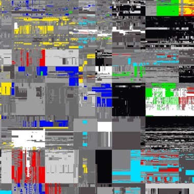 Grunge veri aktarma dokusunun taklidi ile vektör resmi.