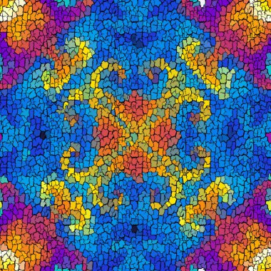 Kusursuz grunge soyut kare deseni. Grunge çatlaklarını boya.