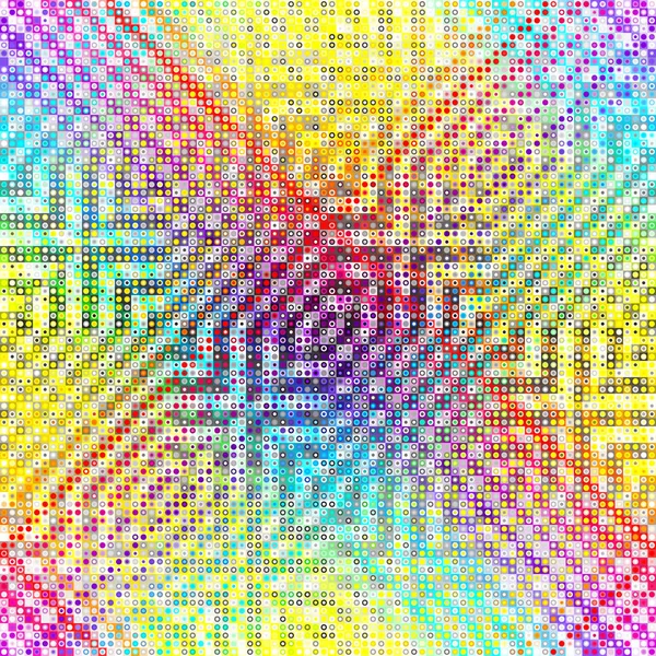 Γεωμετρική αφηρημένη φαντασία. Πόλκα dot μοτίβο σε χαμηλή poly φόντο. — Διανυσματικό Αρχείο