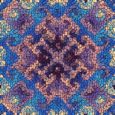 Kusursuz grunge soyut kare deseni. Grunge çatlaklarını boya.