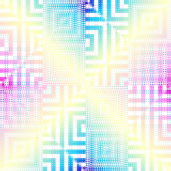 Geometriskt abstrakta mönster. Prickiga mönster på låg poly bakgrund. — Stock vektor