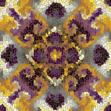 Kusursuz grunge soyut kare deseni. Grunge çatlaklarını boya.